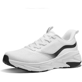 SMILIN Women's Walking Shoes with Arch Support, Athletic Comfortable Lightweight Cushion Running Tennis Sneakers, Lace Up Breathable Footwear for Standing All Day Work Gym Workout Travel Training in Saudi Arabia