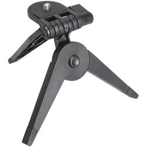 Mini Folding Tripod Stand Plastic Adjustable Angle Desktop Camera Mount with 1/4 Screw for Photography Video Desk Use in Kuwait