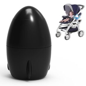 Portable Stroller Rocker, Baby Vibrating Soother with 5 Speed Settings and 40-Minute Timer - Fits Pushchairs & Prams and Strollers (Black) in Saudi Arabia