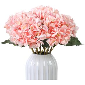 Kisflower 6Pcs Blue Flowers Silk Hydrangea Artificial Flowers Realistic Hydrangea Flowers Bouquet for Wedding Party Office Home Decor (Blue) in Saudi Arabia