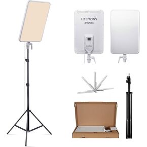 Godox LP800BI 85W LED Video Light Panel with Stand, 28" Large 2800K-6500K Bi-Color Soft Light, 2.6" Ultra-Thin Photography Lighting with APP Control, TLCI 98+ for YouTube, Recording, Live Streaming in Kuwait