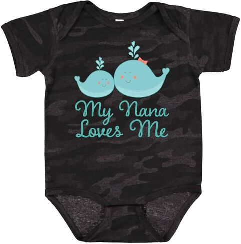inktastic My Nana Loves Me Baby Bodysuit in Kuwait