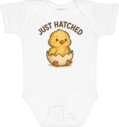 inktastic Just Hatched Chick Baby Bodysuit in Saudi Arabia