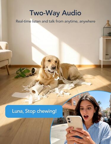 GNCC Security Camera Indoor with 2K Night WiFi Cameras for Home Security | 2K Night Vision,AI Motion Tracking, Smart detection and alerts,SD Card or Paid Cloud, WiFi Security Camera for Pet/Elderly in Saudi Arabia
