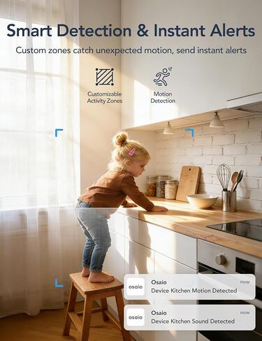 GNCC Security Camera Indoor with 2K Night WiFi Cameras for Home Security | 2K Night Vision,AI Motion Tracking, Smart detection and alerts,SD Card or Paid Cloud, WiFi Security Camera for Pet/Elderly in Saudi Arabia