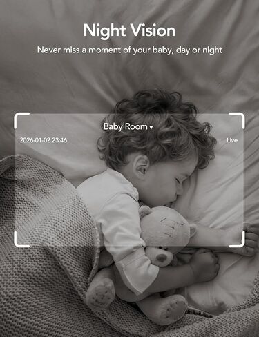 GNCC Security Camera Indoor with 2K Night WiFi Cameras for Home Security | 2K Night Vision,AI Motion Tracking, Smart detection and alerts,SD Card or Paid Cloud, WiFi Security Camera for Pet/Elderly in Saudi Arabia