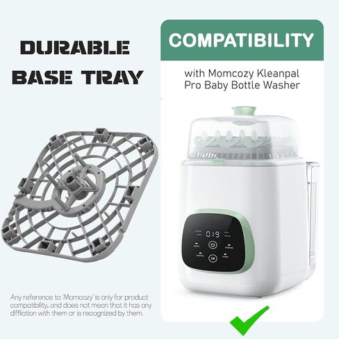 صينية سفلية بديلة لجهاز Momcozy KleanPal Pro (غسالة زجاجات الأطفال BS03)، قطعة غيار للرف السفلي، خالية من مادة BPA ومقاومة للحرارة، مناسبة تمامًا للتنظيف العميق والتجفيف in Kuwait