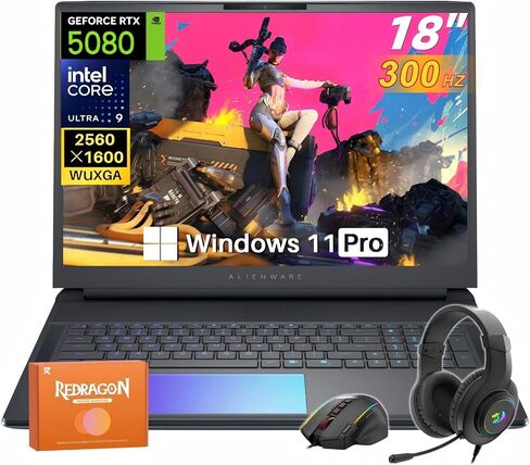 لاب توب ديل Alienware 16 Aurora للألعاب، Intel 7-240H، ذاكرة الوصول العشوائي DDR5 سعة 32 جيجابايت، 1 تيرابايت PCIe SSD، شاشة 16 بوصة WQXGA (2560x1600) 120 هرتز، Nvidia G-Force RTX 5060، لوحة مفاتيح بإضاءة خلفية، W11 Home، أزرق in Kuwait
