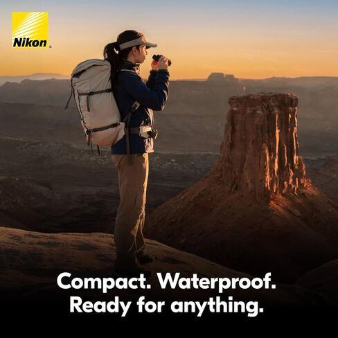 Nikon Trailblazer II 8x25 | Ultra-Compact Waterproof and Fogproof Travel Binoculars with Multilayer-Coated Optics and Rubber-Armored Body in Kuwait