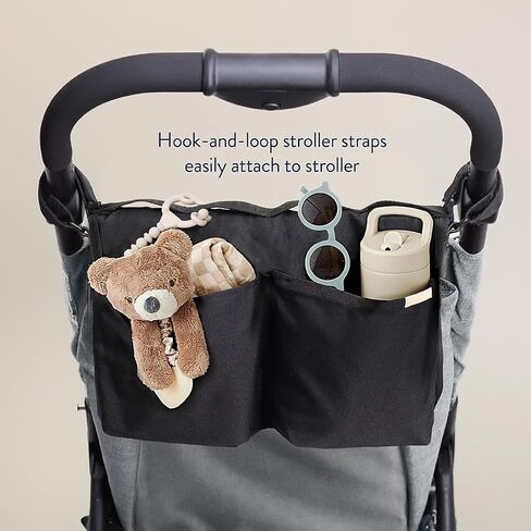 Itzy Ritzy Stroller and Wagon Foldover Organizer (Black) in Kuwait