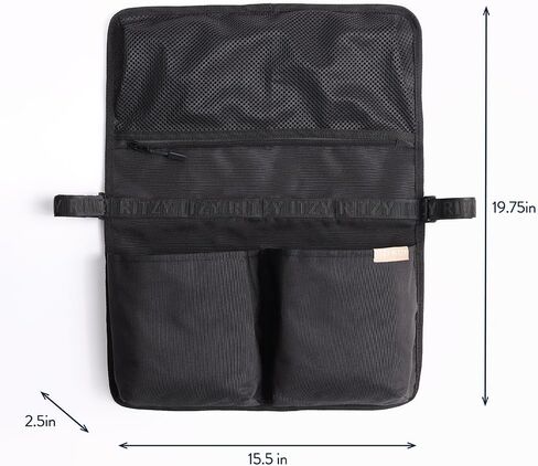 Itzy Ritzy Stroller and Wagon Foldover Organizer (Black) in Kuwait