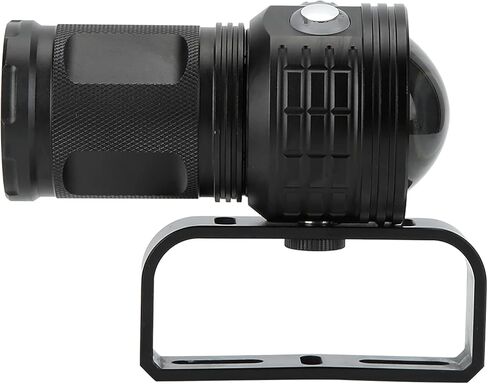 مصباح يدوي Fafeicy QX3 400LM LED COB تحت الماء للتصوير الفوتوغرافي بالفيديو 100 متر (أسود) in Kuwait