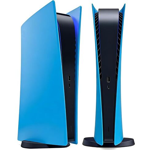 Face Plates for PS5 Console, arVin Replacement Shell Skin Cover Case for PS5, ABS Anti-Scratch Dustproof Protective Skins Faceplates, Accessories for Playstation 5 Game Console Digital Edition (Black) in Kuwait