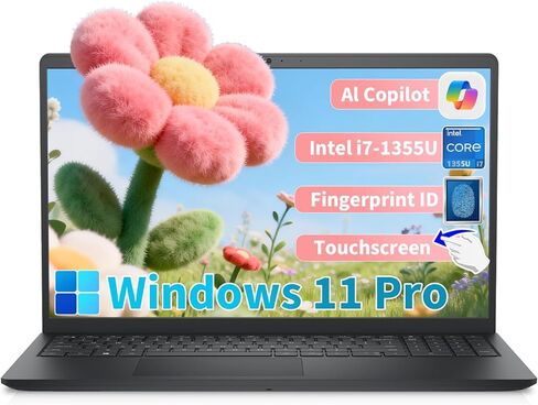 لاب توب ديل 15 DC15250، انتل كور i7-1355U (حتى 5.0 جيجاهرتز)، شاشة 15.6 فل اتش دي، ذاكرة الوصول العشوائي 32 جيجا، 1 تيرابايت اس اس دي، لوحة مفاتيح بإضاءة خلفية، بصمة الإصبع، ويندوز 11 برو مدى الحياة للأعمال والطلاب in Kuwait