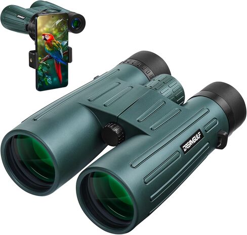 18x56 UHD Binoculars for Adults High Powered with Upgraded Phone Adapter, Wide Field of View Binoculars with Clear Low Light Vision, Lightweight Waterproof Binocular for Bird Watching Travel Cruise in Kuwait