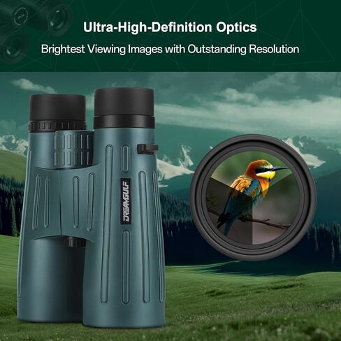 18x56 UHD Binoculars for Adults High Powered with Upgraded Phone Adapter, Wide Field of View Binoculars with Clear Low Light Vision, Lightweight Waterproof Binocular for Bird Watching Travel Cruise in Kuwait