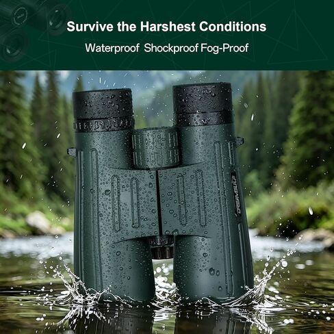 18x56 UHD Binoculars for Adults High Powered with Upgraded Phone Adapter, Wide Field of View Binoculars with Clear Low Light Vision, Lightweight Waterproof Binocular for Bird Watching Travel Cruise in Kuwait