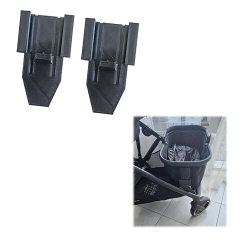 محول سلة لعربة الأطفال Cybex Gazelle S، موصل سلة التسوق ذو الإطار السفلي، تركيب بدون أدوات لتخزين إضافي، مرفق آمن وسهل (قطعتان) in Kuwait