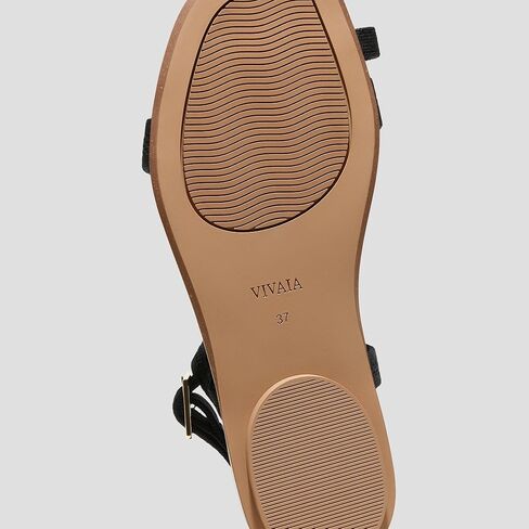 VIVAIA Derorice Women's Ring Toe Metal Flat Sandals Summer Slip-on Square Open Toe Non-Slip Vocation Sandals in Saudi Arabia