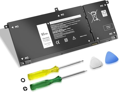 WDX0R Laptop Battery Replacement for Dell inspiron 13 14 15 7000 5000 Series 5379 5567 5570 5579 7378 7573 7579 Latitude 3500 3400 3340 3580 3590 3480 3490 3189 3390 3190 P69G P58F 3CRH3 42Wh 11.4V in Saudi Arabia