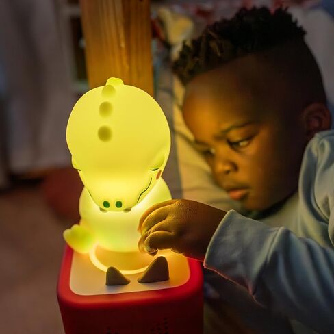 Tonies Night Light - شخصية تشغيل صوت التمساح النعاس من Sleepy Friends | الوهج الدافئ | 75 دقيقة من الألحان الجميلة وأصوات الطبيعة | سجل قصص ما قبل النوم الخاصة بك in Kuwait