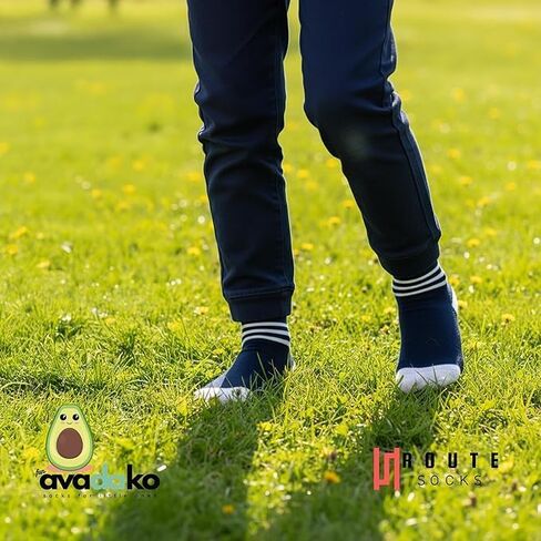 Baby Toddler Ankle Socks 3 Pairs | Soft Cotton Crew Socks for Boys & Girls | Newborn Infant Kids Breathable Seamless Sock Set in Kuwait