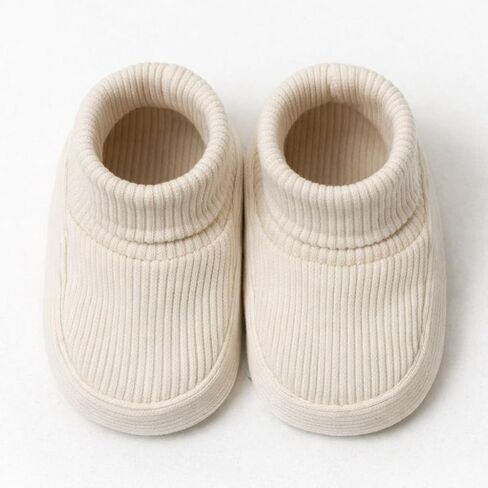 CEOBABY Baby Booties 0–3 Months, Newborn Shoes, Soft Cotton Infant Bootie Socks, Stay-On Baby Shoes for Boys & Girls in Saudi Arabia