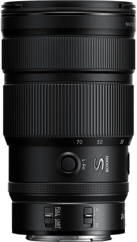 Nikon NIKKOR Z 24–70mm f/2.8 S II Lens Z Mount Constant Aperture Standard Zoom Fast Autofocus Bundle with Sling Backpack, Photo Software and More (11pc kit) in Kuwait