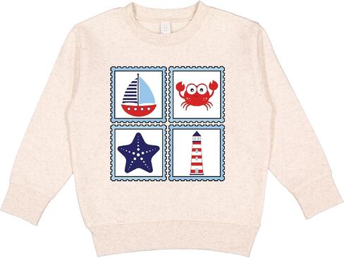 inktastic Nautical Sailing Beach Crab Toddler Sweatshirt in Kuwait