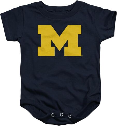 LOGOVISION University of Michigan Logo Unisex Infant Snap Suit for Baby in Kuwait