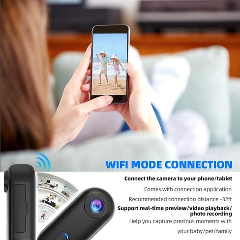 إصدار SWZEC TheSnapCam 4K (أسود) in Saudi Arabia