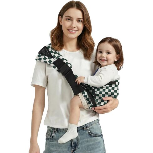 Baby Sling Carrier Newborn to Toddler, Adjustable Toddler Carrier Sling Baby Carrier Toddlers Sling Carriers Hip Carriers for 8-40lbs, Stone in Saudi Arabia