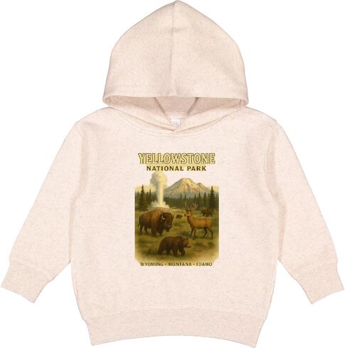 inktastic Yellowstone National Park Toddler Hoodie in Kuwait