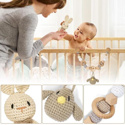 Best Baby Gift Set for Newborn Boys&Girls-Gender Neutral Baby Shower Gifts with Baby Pacifiers,Handprint&Footprint Keepsake Frame,Knitted Blanket,Rattle,Socks&Pacifier Clip–Deluxe Gift Box in Kuwait