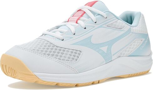 Mizuno, Womens, Cyclone Speed 5, White-Calypso Coral, 8, Medium in Kuwait