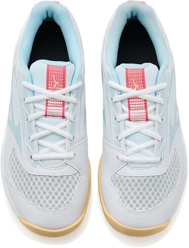 Mizuno, Womens, Cyclone Speed 5, White-Calypso Coral, 8, Medium in Kuwait