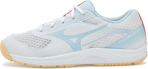 Mizuno, Womens, Cyclone Speed 5, White-Calypso Coral, 8, Medium in Kuwait