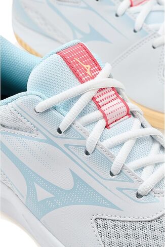 Mizuno, Womens, Cyclone Speed 5, White-Calypso Coral, 8, Medium in Kuwait