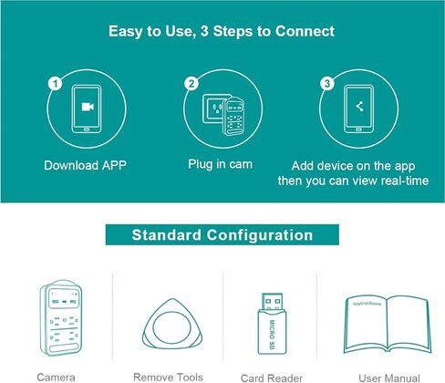 2026 كاميرا مخفية بدقة 4K WiFi Nanny Cam مع رؤية ليلية، كاميرا تجسس بمنفذ شاحن لاسلكي، كشف الحركة | كاميرا تخزين داخلية SD للحيوانات الأليفة|المنزل|المكتب - رمادي in Kuwait
