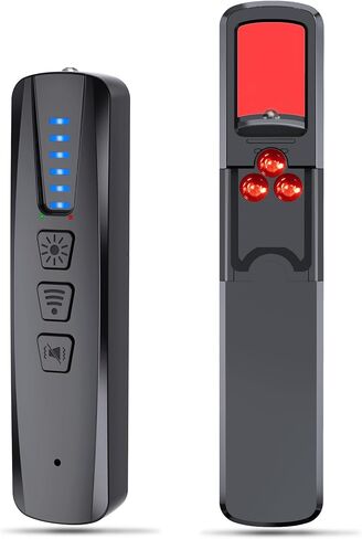 ZHENHAN Hidden Camera & Bug Detector – Portable Anti-Spy Device for GPS Trackers, Wireless Bugs | Travel, Home, Office Security (Black) in Saudi Arabia