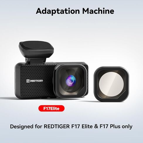 REDTIGER CPL Filter for F17 ELITE/F17 Plus Dash Cam, Circular Polarizing Lens, Reduces Glare & Reflection, Enhances Contrast, Lens Protection(Only Compatible with F17 Elite/F17 Plus) in Kuwait