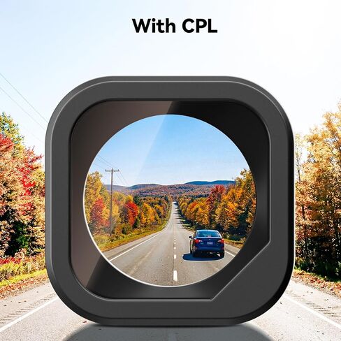 REDTIGER CPL Filter for F17 ELITE/F17 Plus Dash Cam, Circular Polarizing Lens, Reduces Glare & Reflection, Enhances Contrast, Lens Protection(Only Compatible with F17 Elite/F17 Plus) in Kuwait