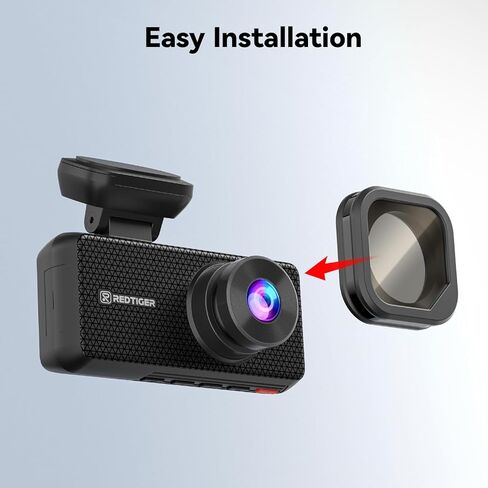 REDTIGER CPL Filter for F17 ELITE/F17 Plus Dash Cam, Circular Polarizing Lens, Reduces Glare & Reflection, Enhances Contrast, Lens Protection(Only Compatible with F17 Elite/F17 Plus) in Kuwait