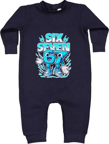67 Brainrot Meme Slang Infant Fleece Rompers, Warm, Adorable in Saudi Arabia