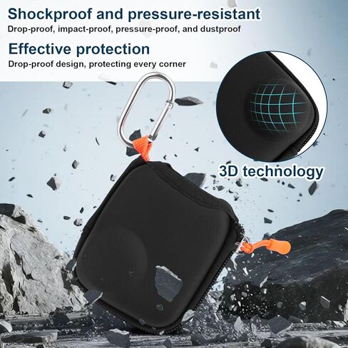 Carrying Case & 2 Set Screen Protection for DJI Osmo Nano, Portable Compact Travel Storage Bag & Tempered Glass Screen Protectors for DJI Osmo Nano Camera in Kuwait