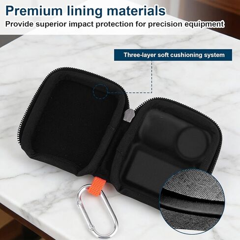 Carrying Case & 2 Set Screen Protection for DJI Osmo Nano, Portable Compact Travel Storage Bag & Tempered Glass Screen Protectors for DJI Osmo Nano Camera in Kuwait