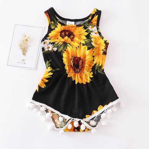 Mommy and Me Matching Jumpsuits Mom and Daughter Baby Strap Romper Casual Floral Matching Outfits Summer Clothes (Black #3, M) in Saudi Arabia