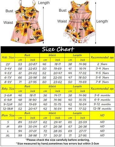 Mommy and Me Matching Jumpsuits Mom and Daughter Baby Strap Romper Casual Floral Matching Outfits Summer Clothes (Black #3, M) in Saudi Arabia