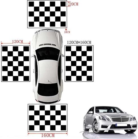4 قطعة * (1.6 * 1.2 متر) 2D معايرة القماش كاميرا سيارة 360 درجة محيطة عين الطير رؤية بانورامية نظام DVR تصحيح القماش ملحقات نظام كاميرا السيارة الخاصة in Kuwait