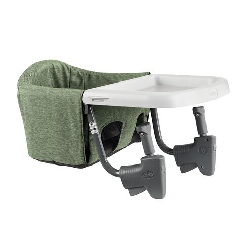 Chicco FastLock Go Hook-On High Chair with Carry Bag, Portable High Chair for Babies and Toddlers, Sets up in Seconds, Moss/Green in Kuwait